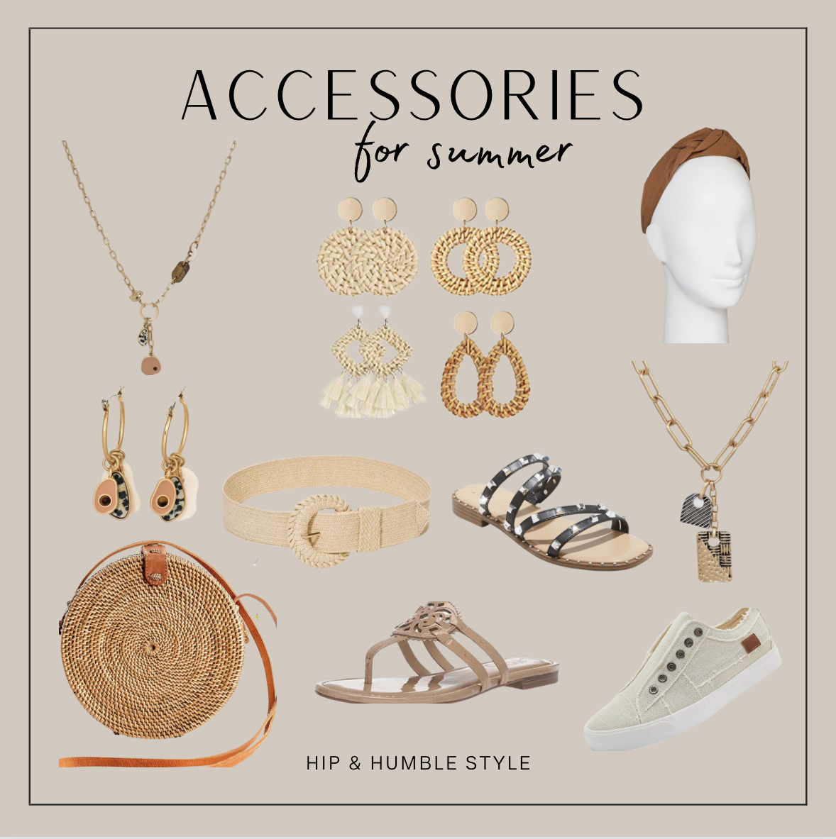 Beautiful, On Trend Summertime Fashion Accessories * Hip & Humble Style