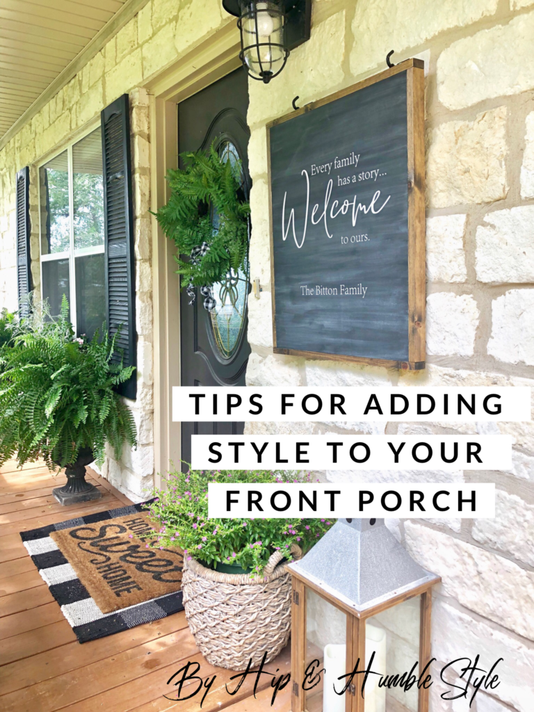 Beautiful Ways To Dress Up Your Front Porch * Hip & Humble Style