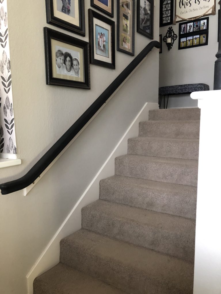 How To Update Carpeted Stairs With Paint * Hip & Humble Style