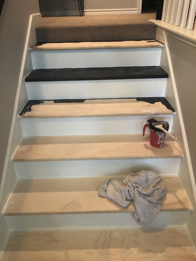 How To Update Carpeted Stairs With Paint * Hip & Humble Style