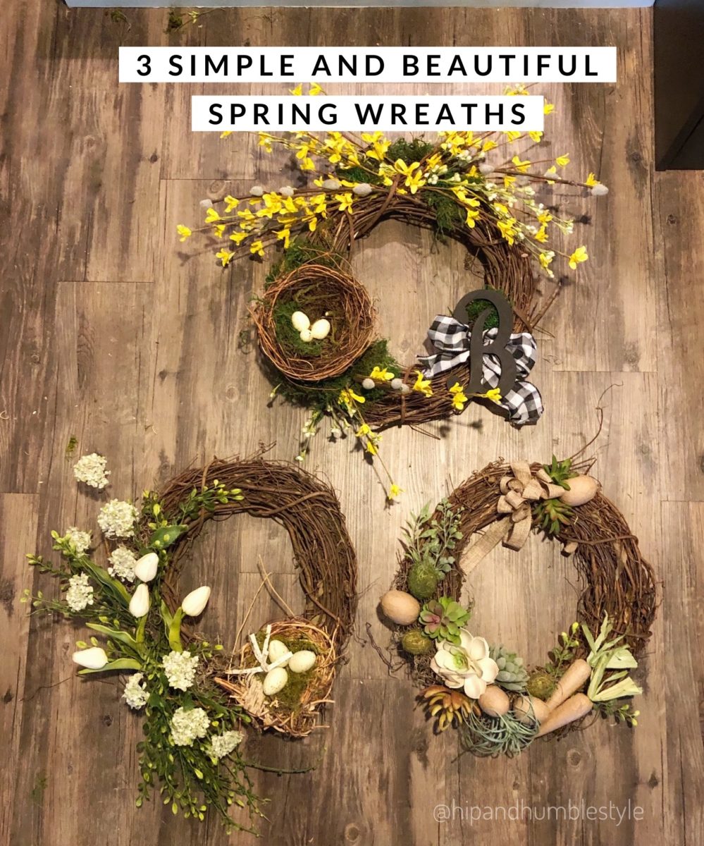 How To Make Simple Spring Easter Decor Hip Humble Style