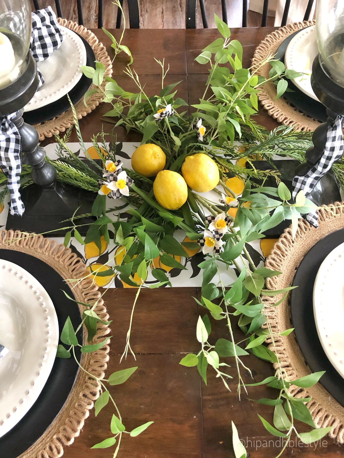 How To Create A Beautiful Lemon Themed Table * Hip & Humble Style