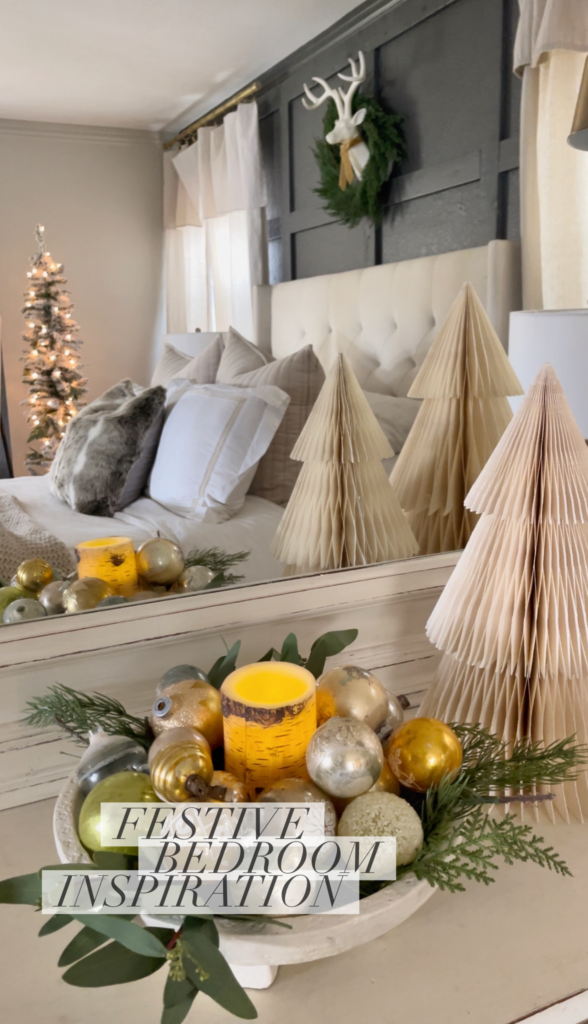 How To Decorate A Beautiful Festive Christmas Bedroom * Hip