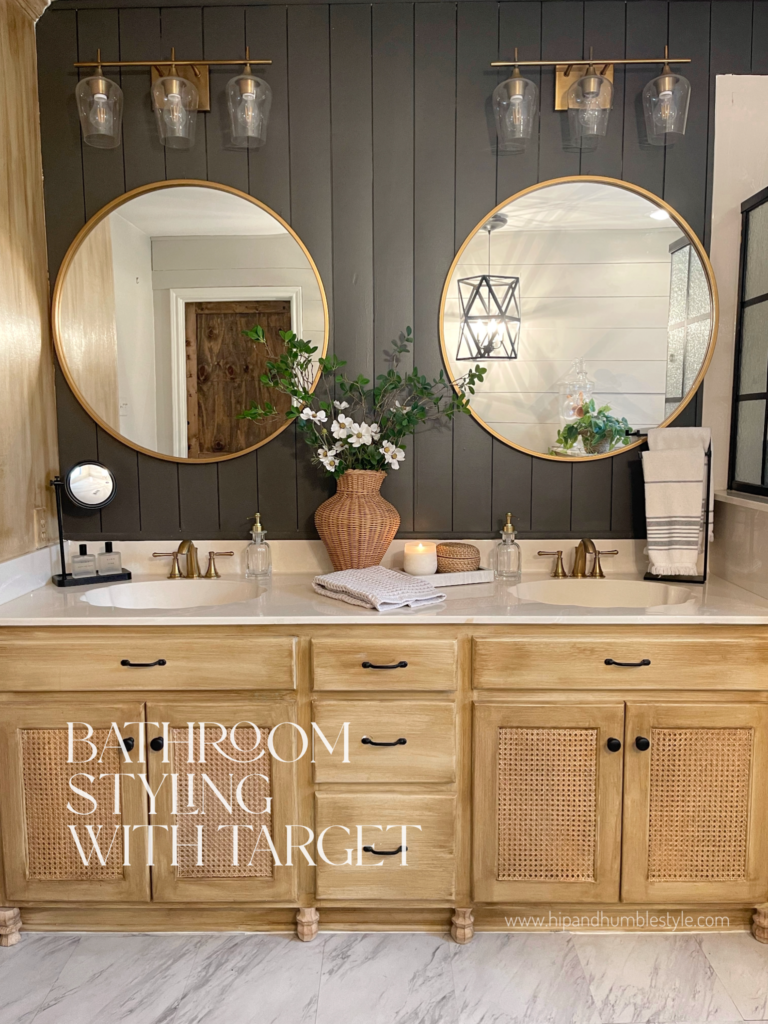 How To Style A Simple And Beautiful Bathroom * Hip & Humble Style