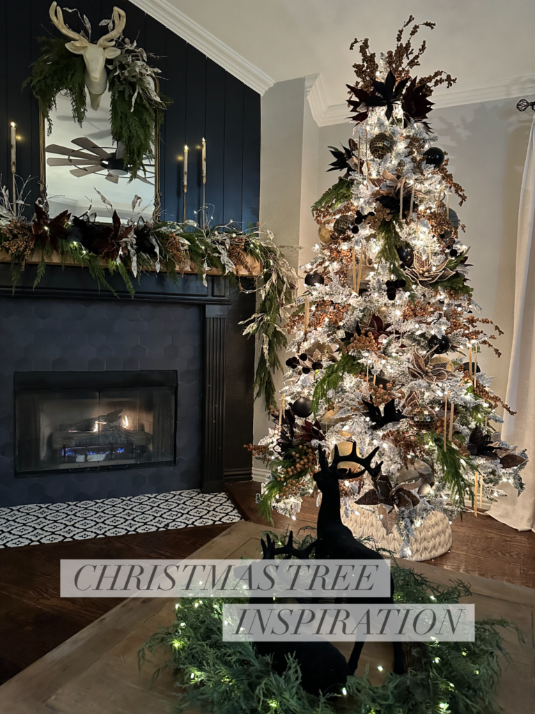 How To Create A Beautiful And Dramatic Christmas Tree * Hip & Humble Style
